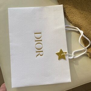 DIOR shopping bag paper with ornement